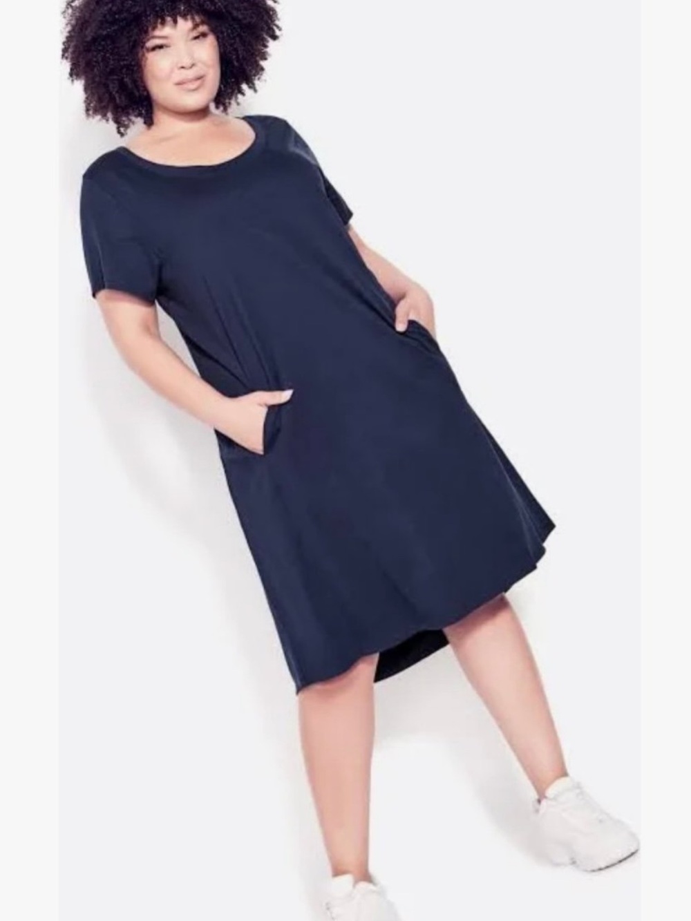 Hello Sunshine dress by Zim & Zoe plus size 30/32 (AVENUE) black